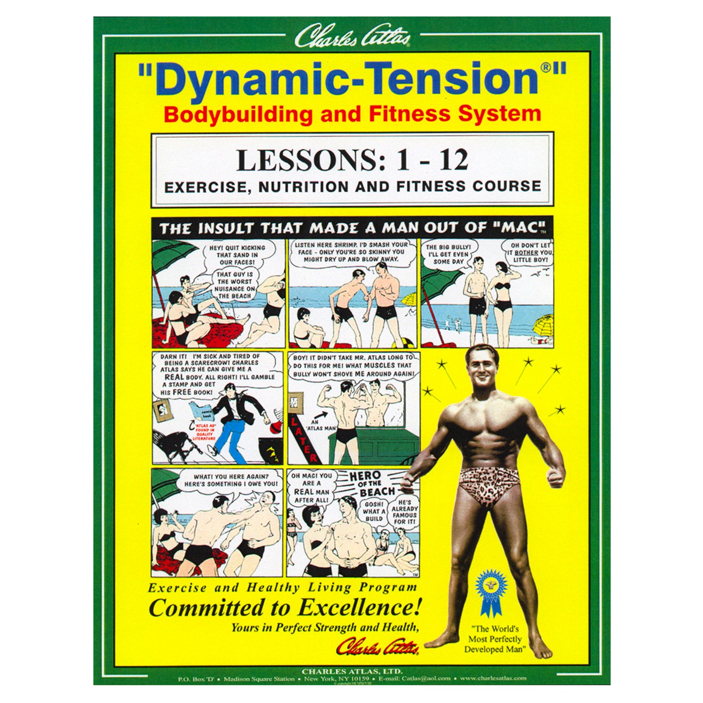 Charles Atlas® Dynamic-Tension® Digital Download Course - English