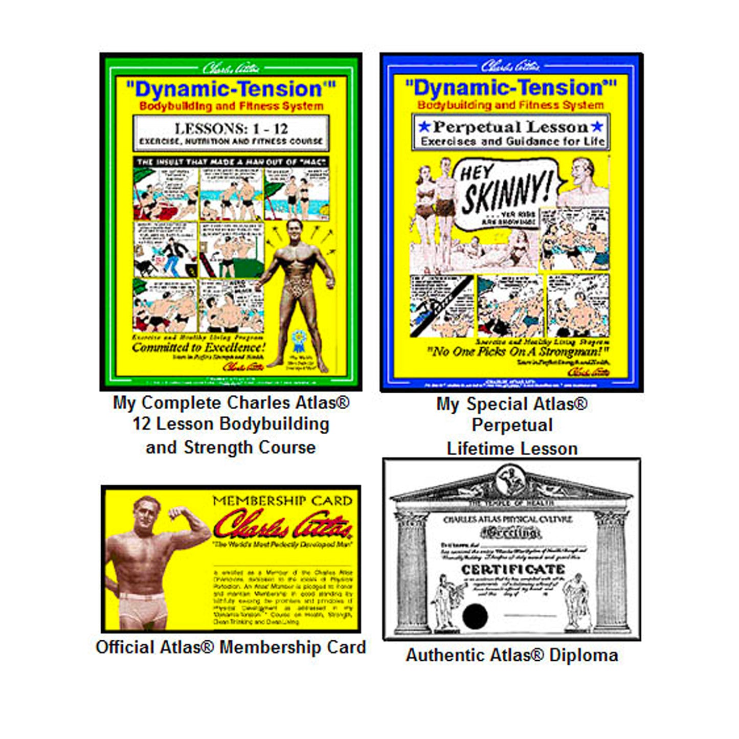 Charles Atlas® Dynamic-Tension® Printed Course - English